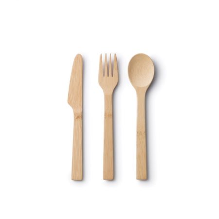 Reusable knife and fork and spoon set travel