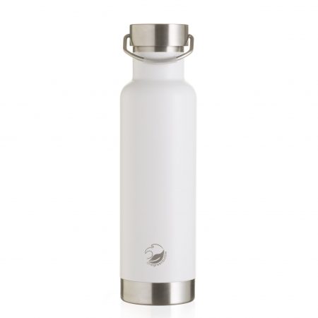 white vacuum thermal stainless steel bottle