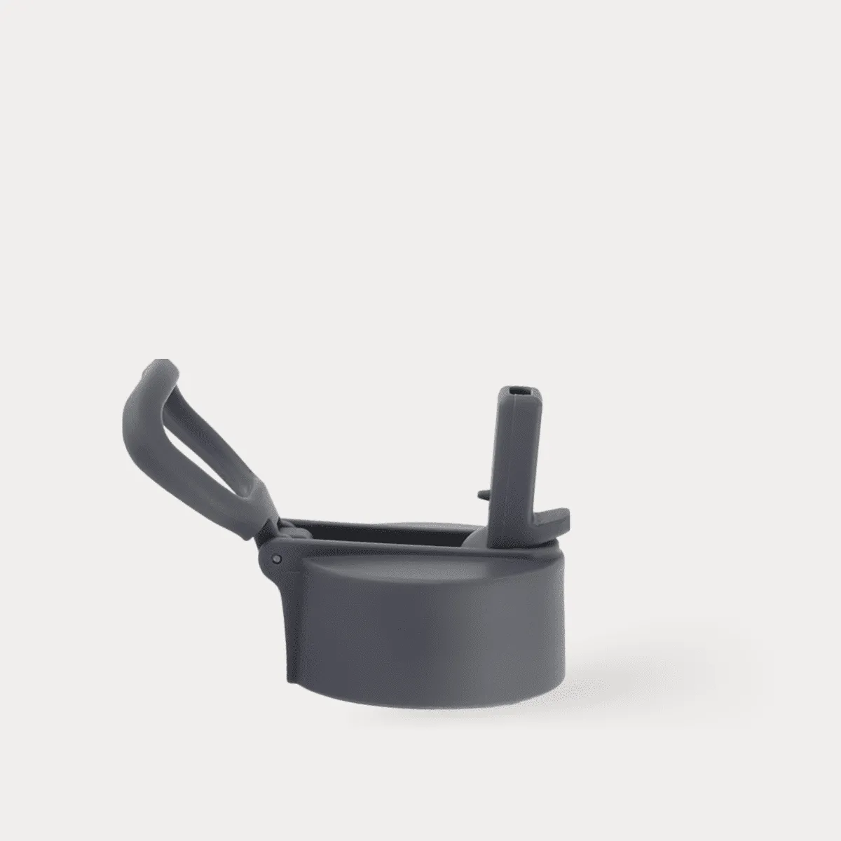 Epic bottle sports cap - grey/expresso- straw cap - one green bottle