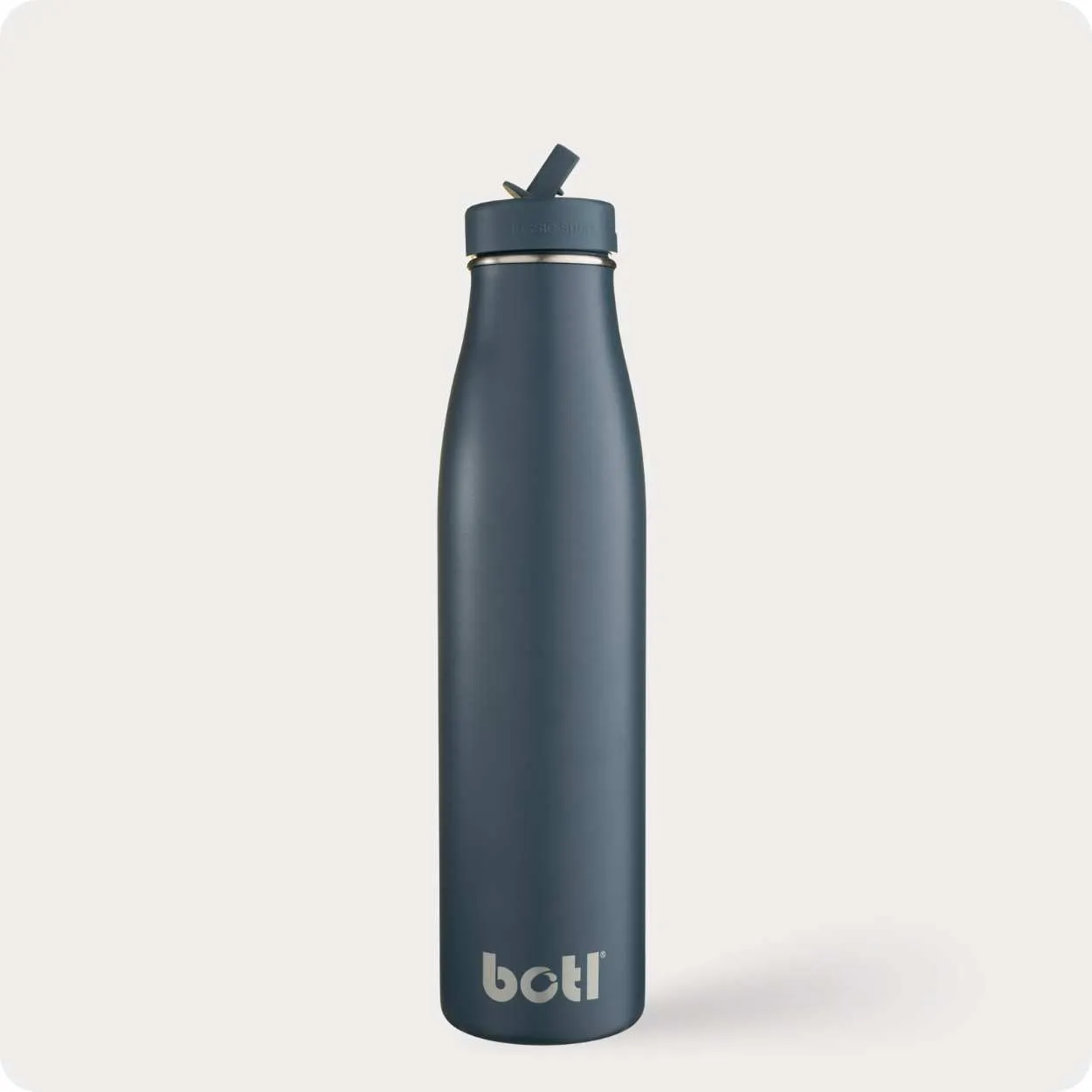 800ml Slate Evolution – stainless steel insulated bottle with straw