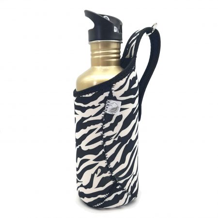 1200ml zebra jacket stainless steel bottle carrier