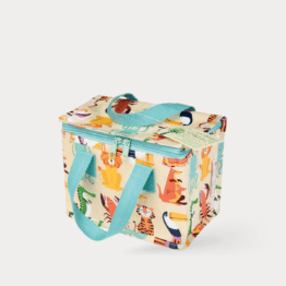 Colourful creatures lunchbag from recycled bottles