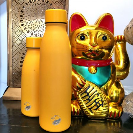 thermal insulated bottle yellow