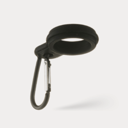 Sloopish with carabineer - Black Loop carrier with carabineer clip