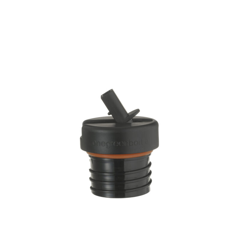 leakproof metal bottle cap with straw