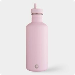 1200ml Blush pink Tough Canteen – Lightweight Stainless Steel – BOTL – not insulated
