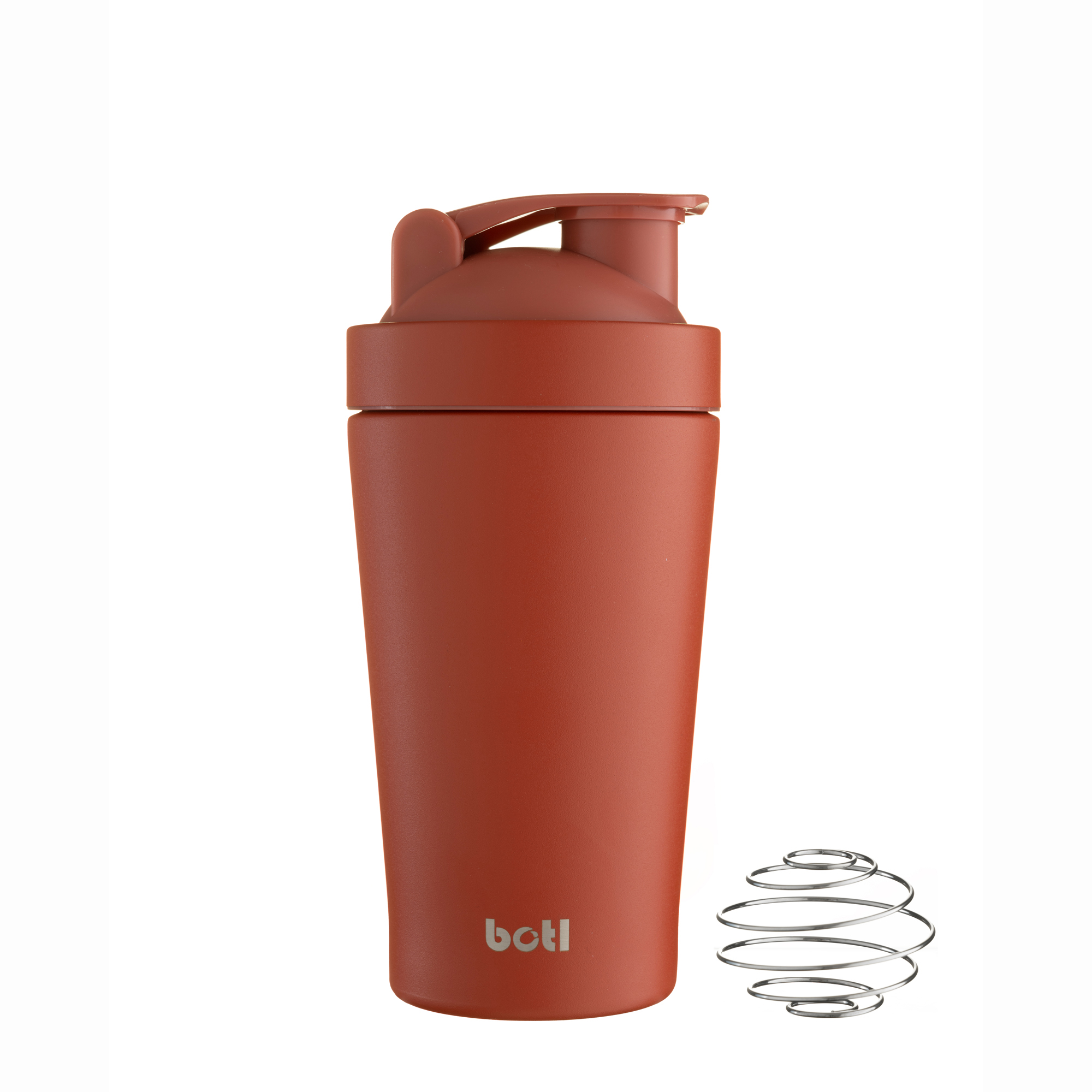 500ml Shaker Bottle With Stainless Steel Wire Whisk Ball, Perfect For Protein  Shakes, Smoothies