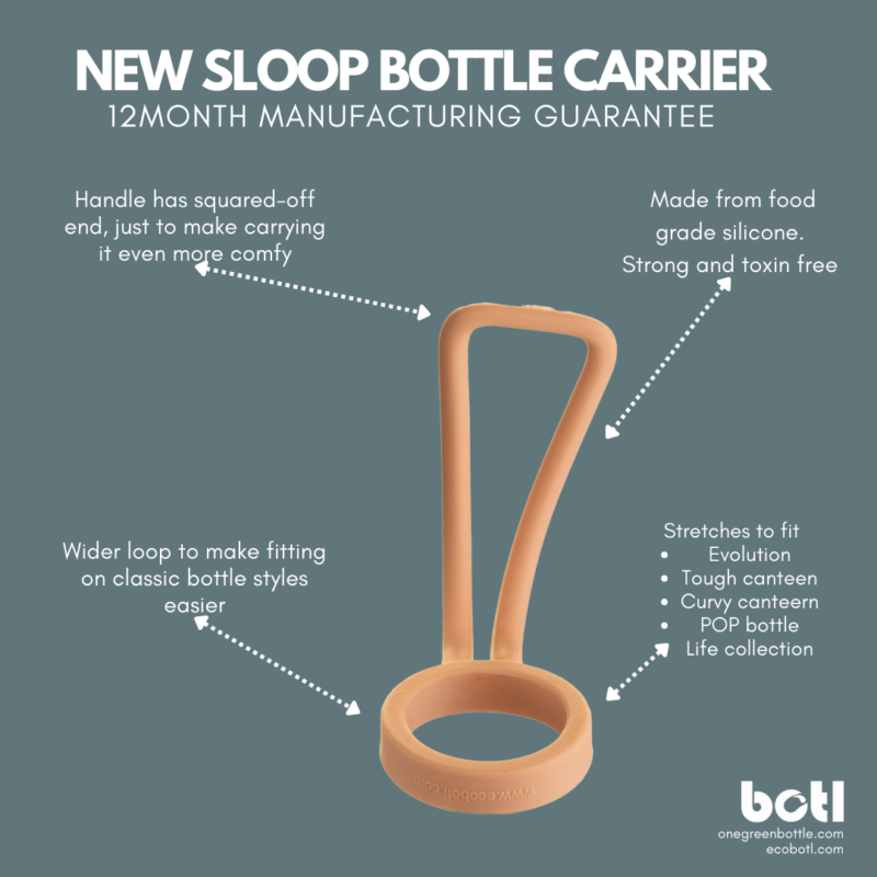 Sloop - Loop carrier in Tiger Lily - BOTL - water bottle carrying handle - Image 2