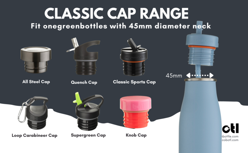 Loop Cap with green onegreenbottle clip carabineer - Image 2