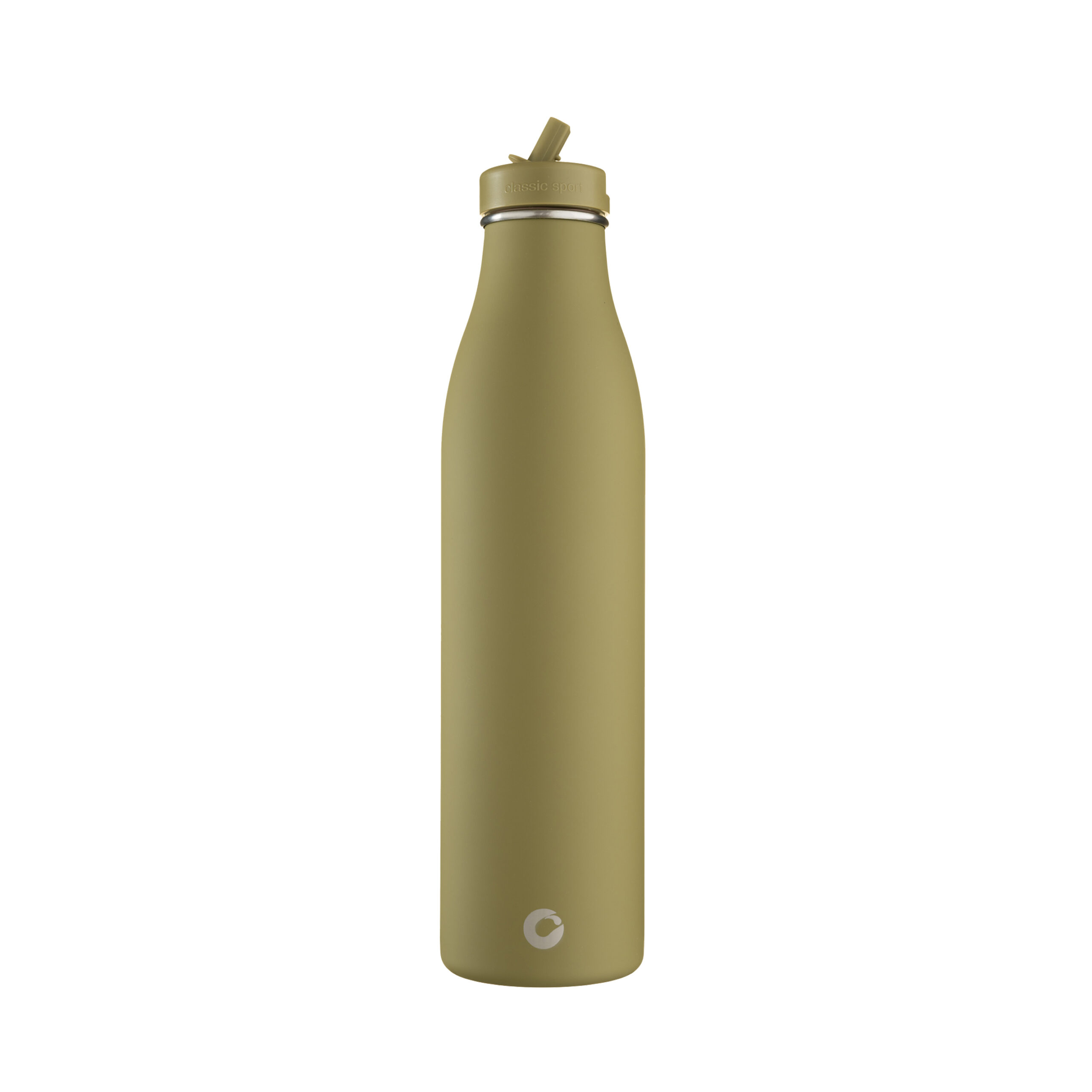 Greens Steel Stainless Steel Water Bottle w/ Push Lid