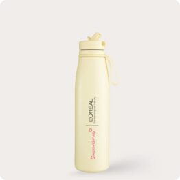 Water bottle branded company name