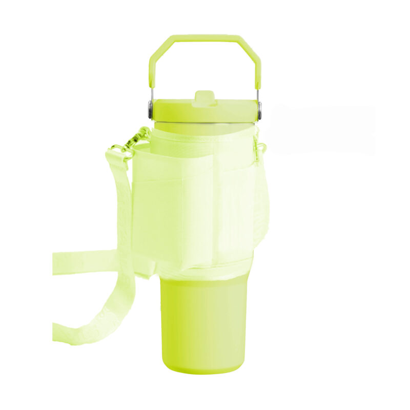1000ml stainless steel vacuum Tumbler Straw Cap - Glow - botl - Image 2