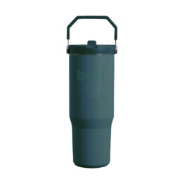 1000ml stainless steel vacuum Tumbler Straw Cap - Teal - botl