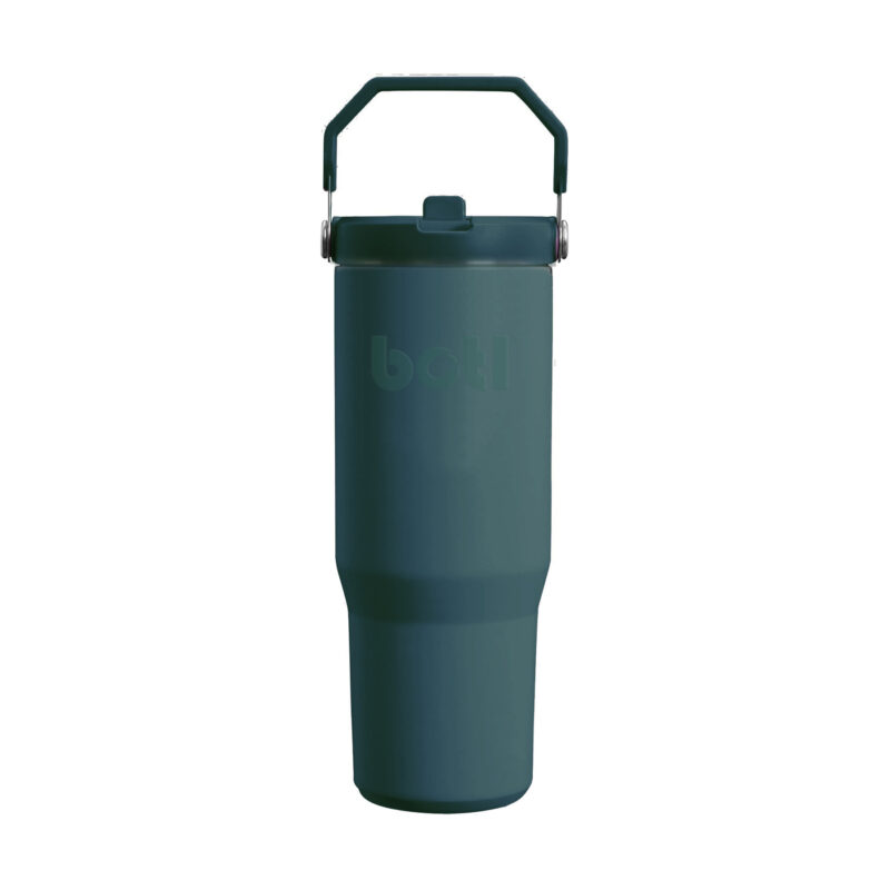 1000ml stainless steel vacuum Tumbler Straw Cap - Teal - botl