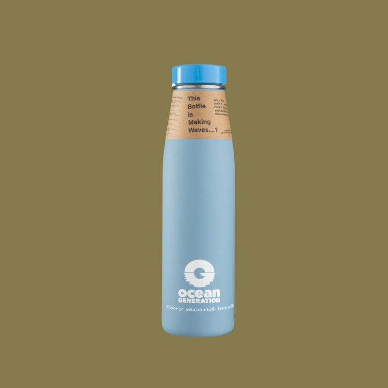 ocean bottle in blue