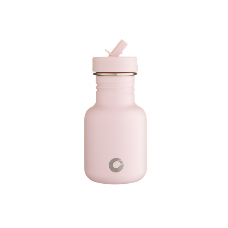 pink kids water bottle