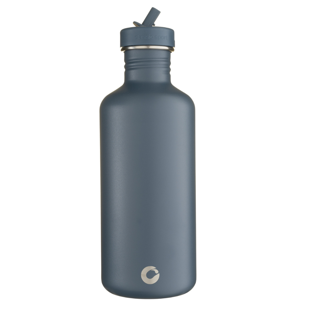 1200ml Slate Blue stainless steel bottle – botl – metal water