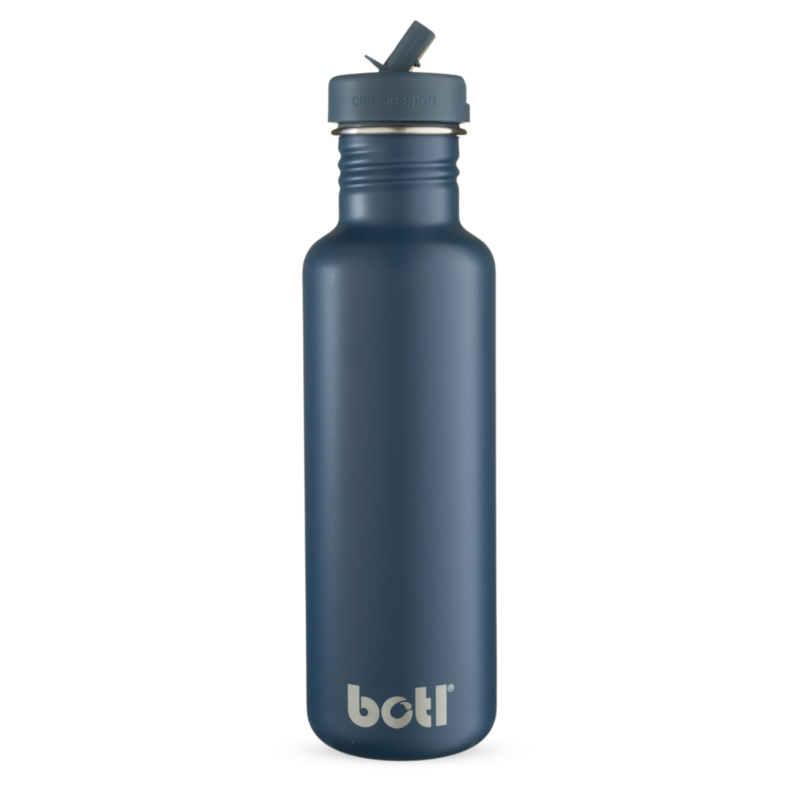 800ml Slate blue stainless steel Tough Canteen- botl - non insulated