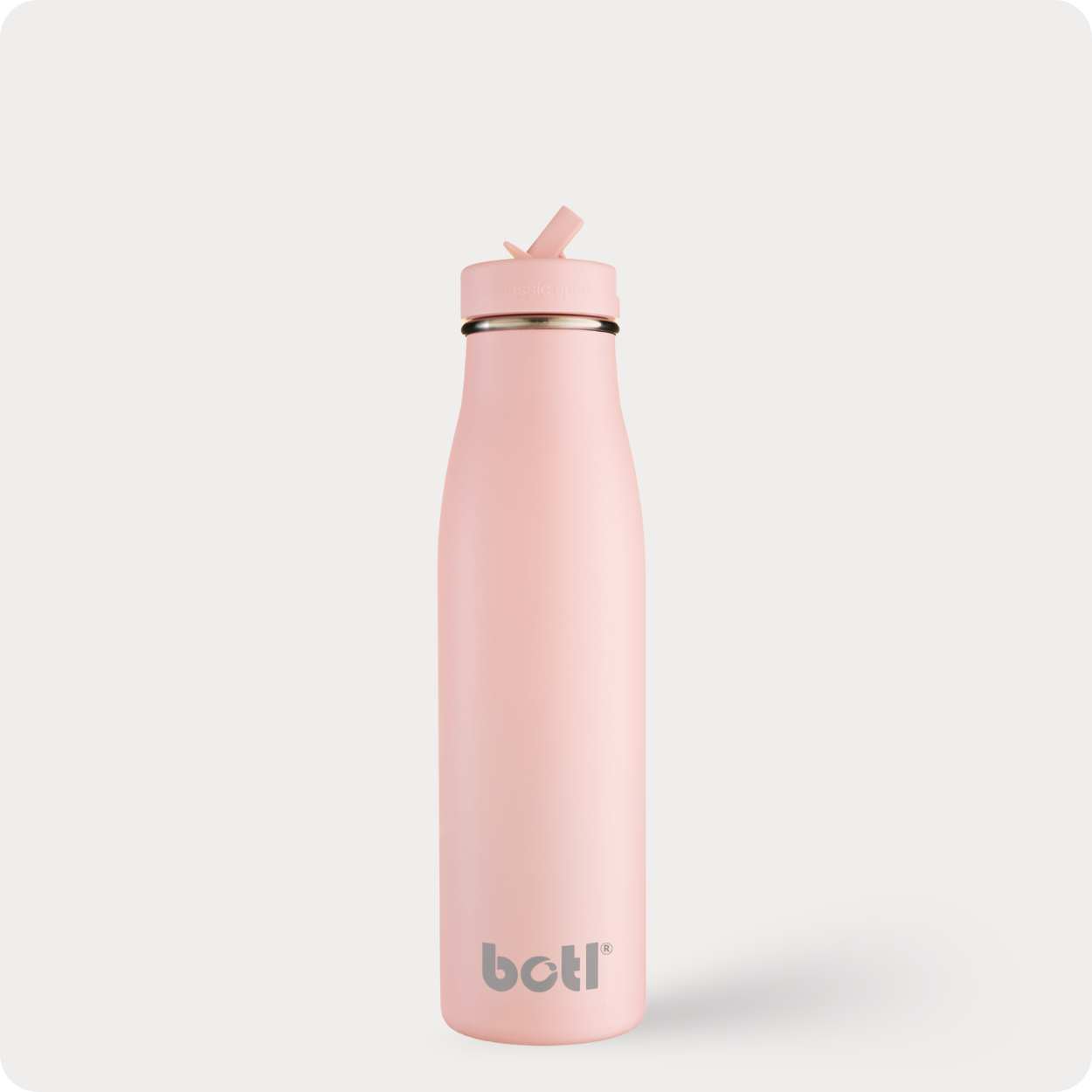 500ml Marshmallow Evolution – stainless steel insulated bottle with straw