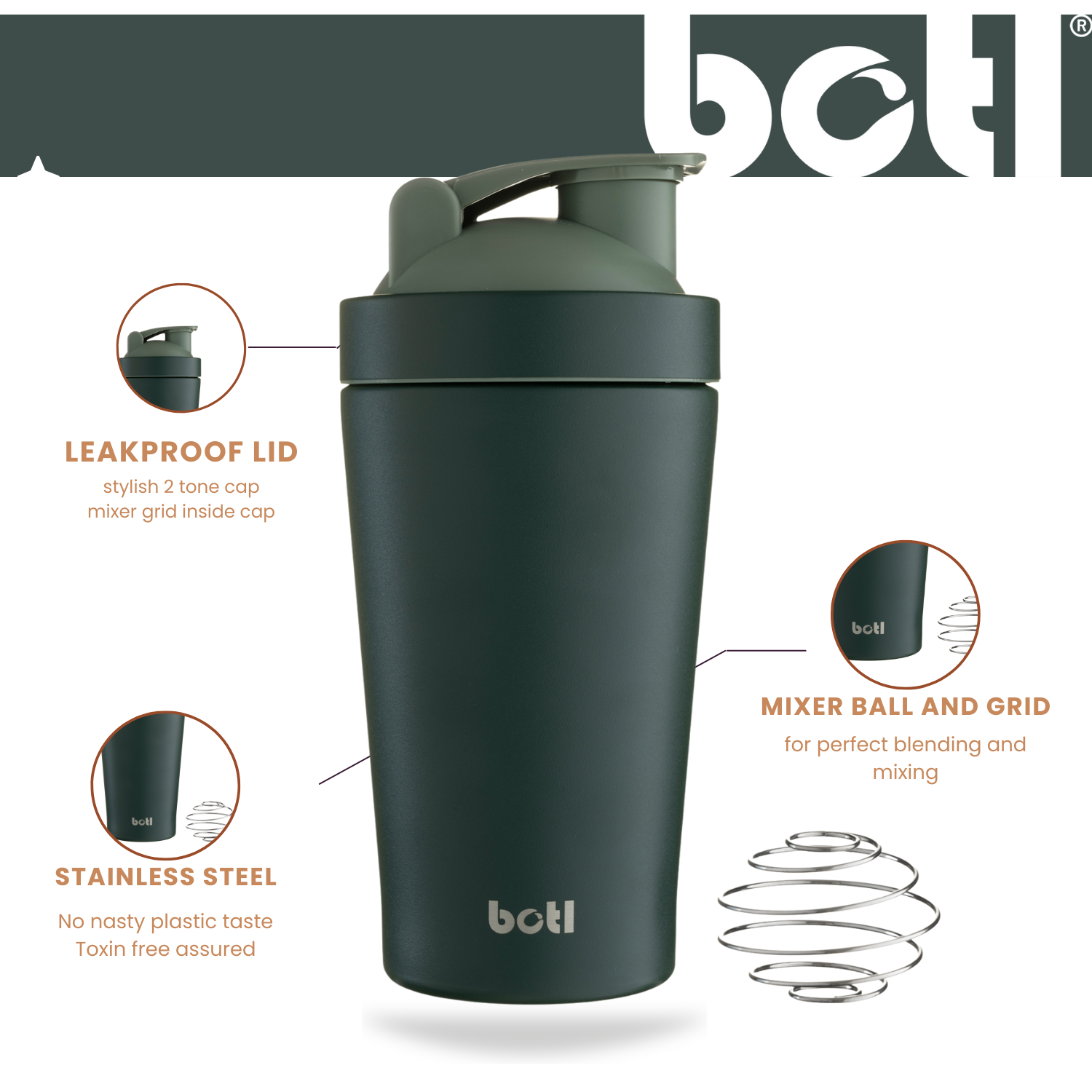 Protein shaker metal ball cheap