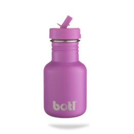 350ml Tough Canteen - Lightweight Stainless Steel - BOTL - not insulated - Magenta