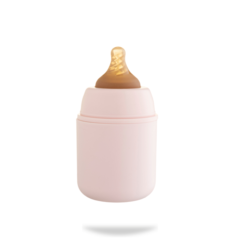 150ml Bunny Pink stainless steel baby to toddler adaptive bottle bpa free