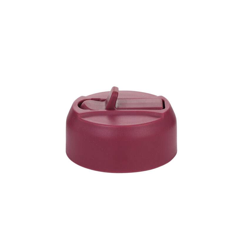 Epic jug bottle  sports cap - dark cherry - straw cap - one green bottle