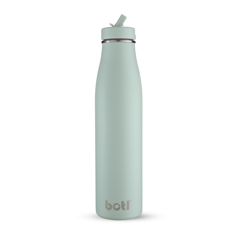 800ml Sage green evolution stainless steel bottle vacuum insulated - botl