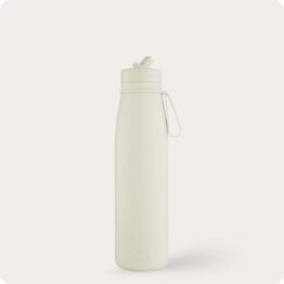 500ml Evolution V2 Milk - stainless steel insulated bottle with straw
