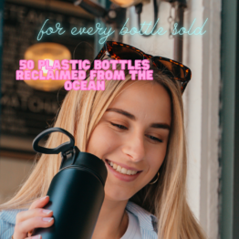 insulated black water bottle with straw botl onegreenbottle