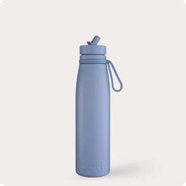 500ml Evolution V2 Swipe Right - stainless steel insulated bottle with straw
