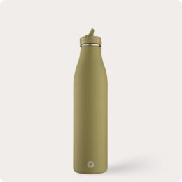 1200ml Evolution – stainless steel insulated bottle with straw