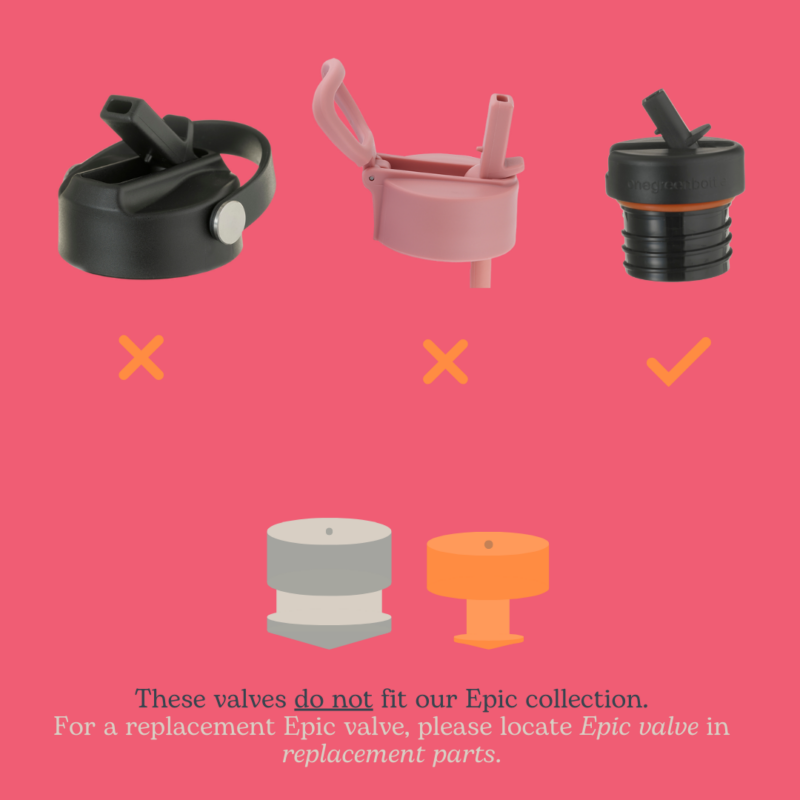 Classic sports cap replacement x2 air valve (OG version for older style caps) - Image 3