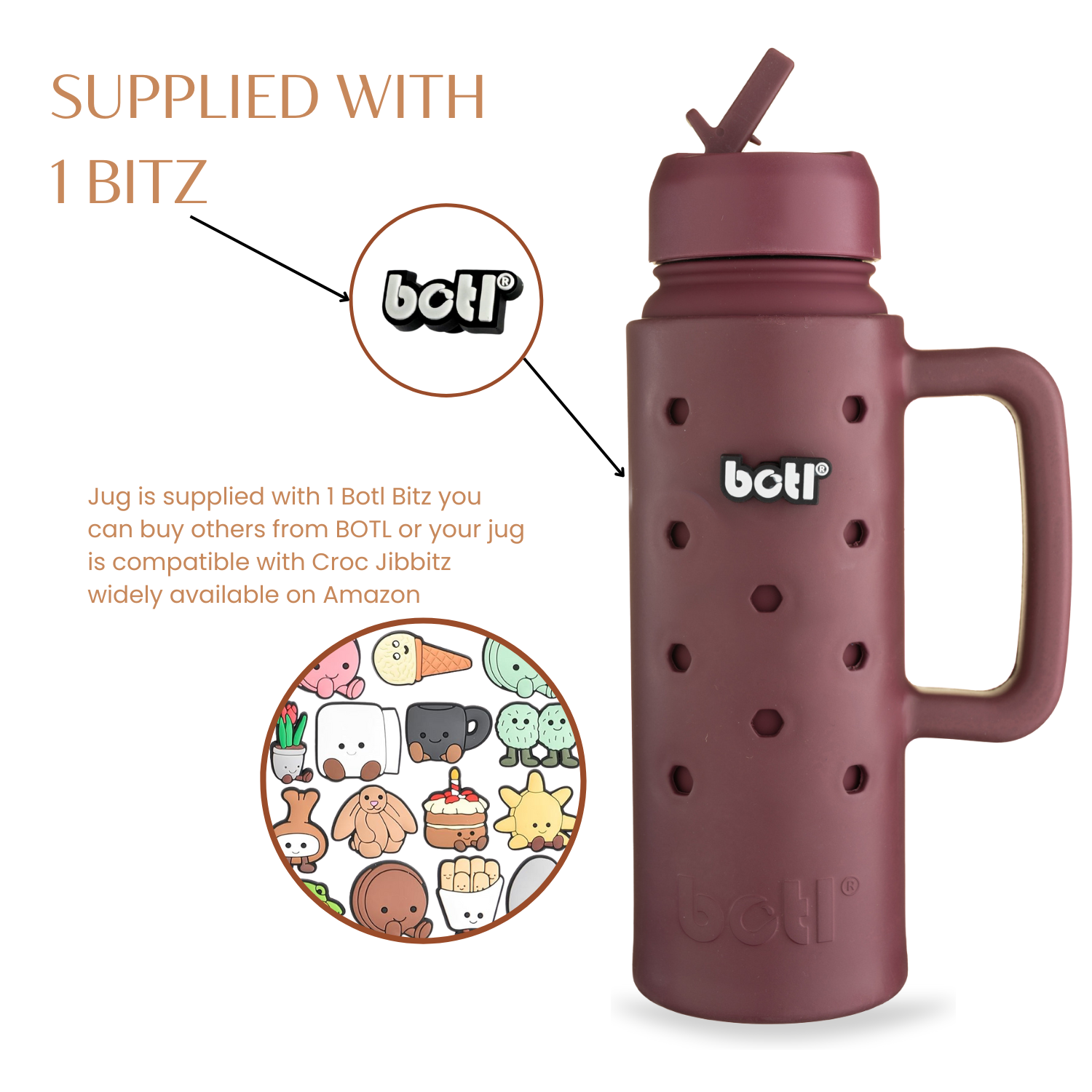 crocs water bottle personalised