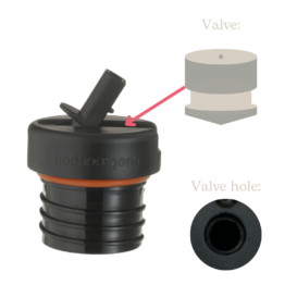 Classic sports cap x2 replacement air valve (newer version for newer lids!)