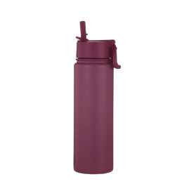 700ml Insulated reusable bottle burgundy