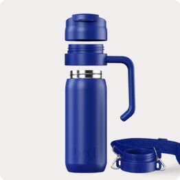 blue keep cup insulated travel mug leakproof