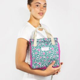 kind bag lunchbag flowers adult lunchbag