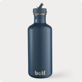 Stylish 1200ml water bottle with a slate coating