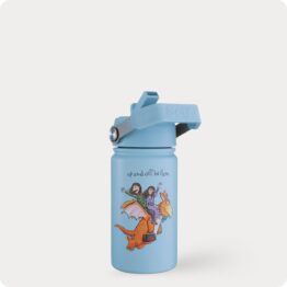 Zog water bottle. Official blue drinks bottle